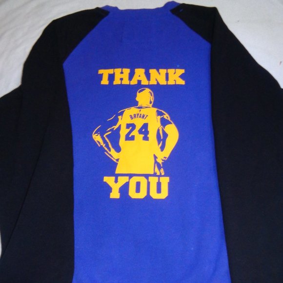 CSG Mamba Out Kobe Bryant Thank You Sweatshirt Lg - Picture 3 of 3